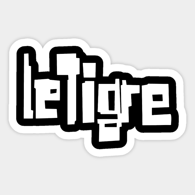 LE TIGRE Sticker by Kurasaki